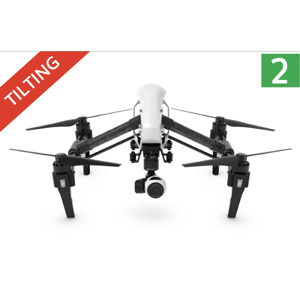 DJI Inspire 1 MAPIR Survey 3/2/1 Tilting Dual Camera Mount