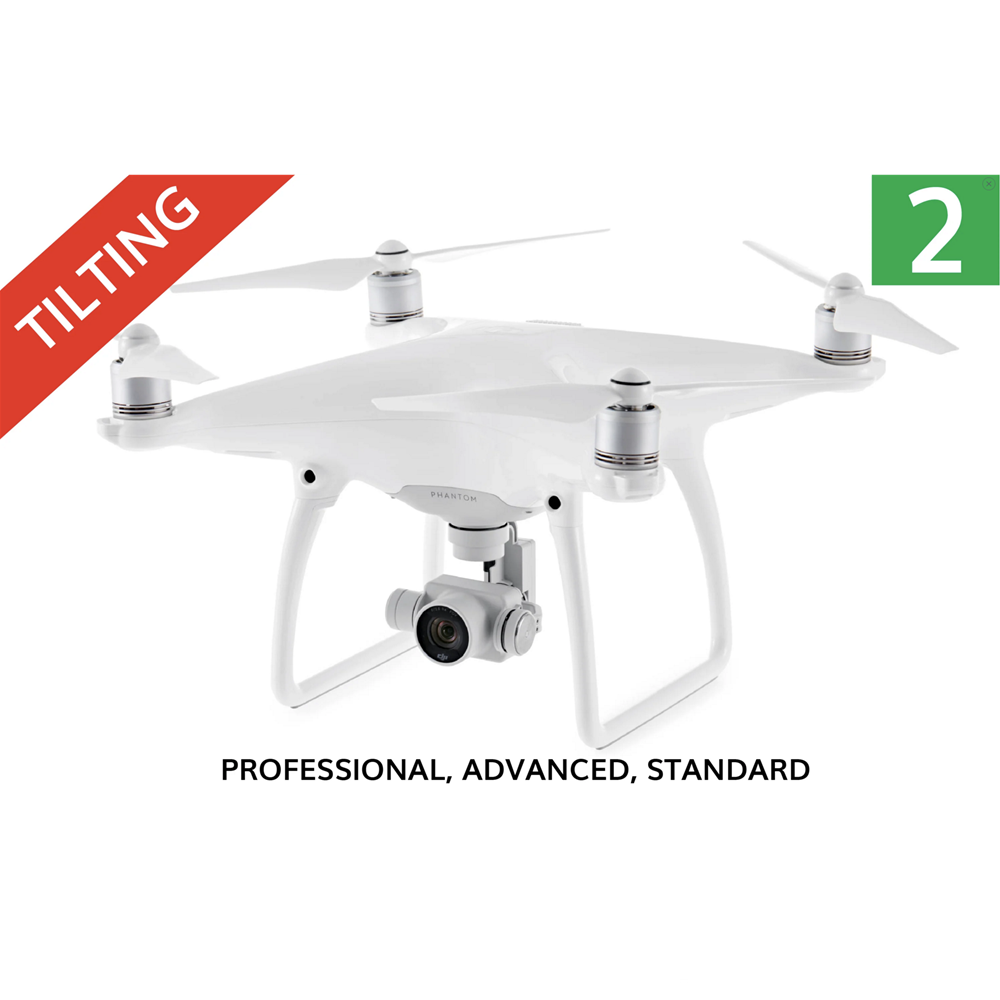DJI Phantom 4 (PRO/ADV) Survey 3/2/1 Tilting Dual Camera Mount