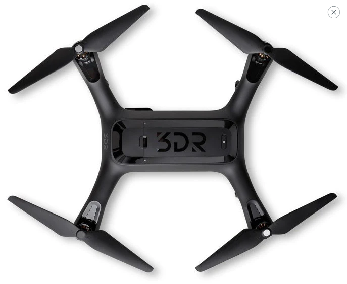 3DR SOLO Gimbal Bay Static Mount - Single Survey Camera