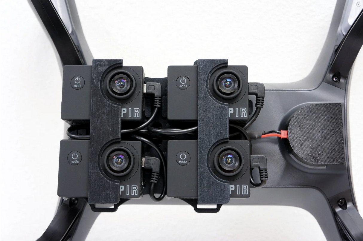 3DR SOLO Quad Static Mount - Four Survey Cameras